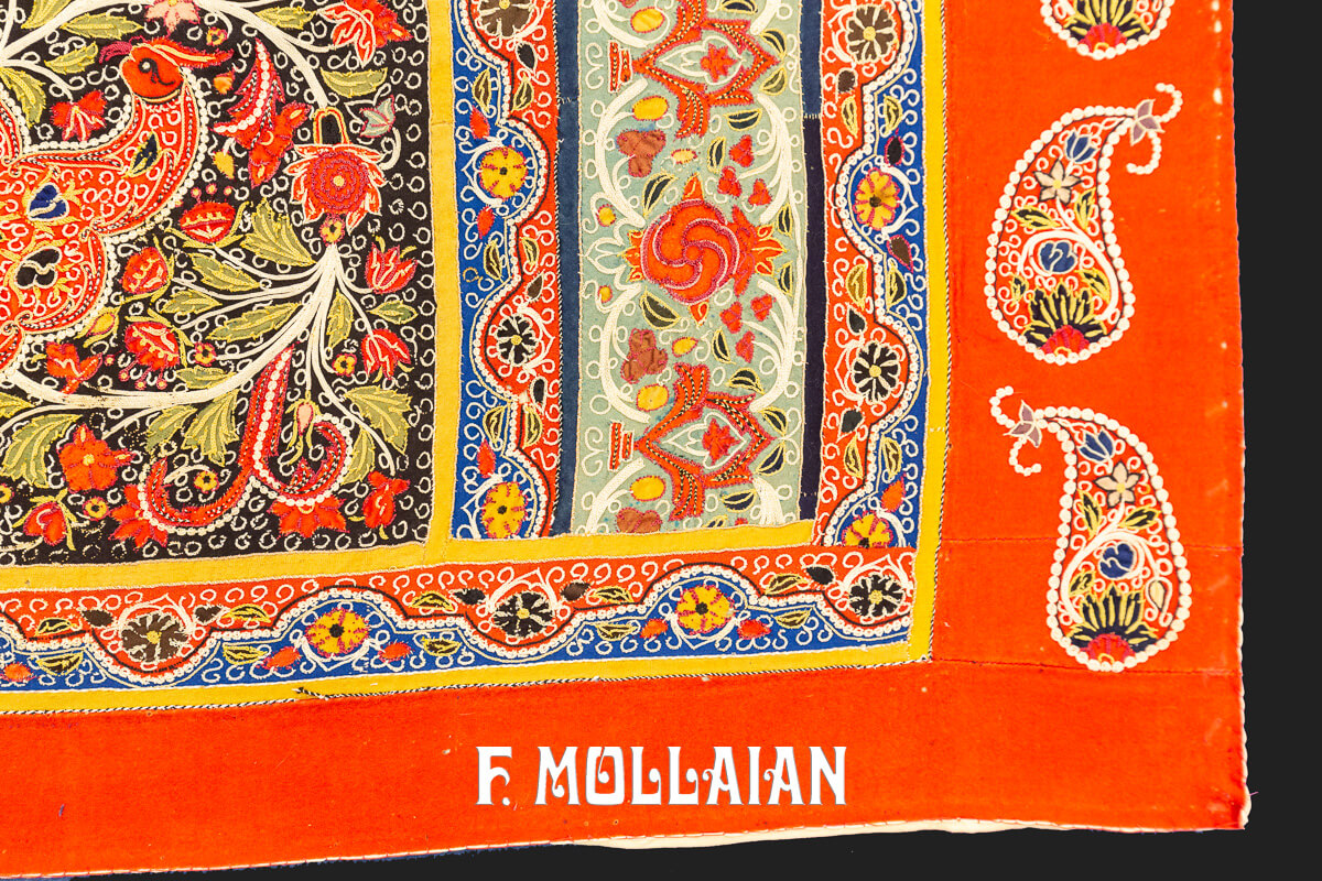 Antique Textile Rashti Duzi n°:894926